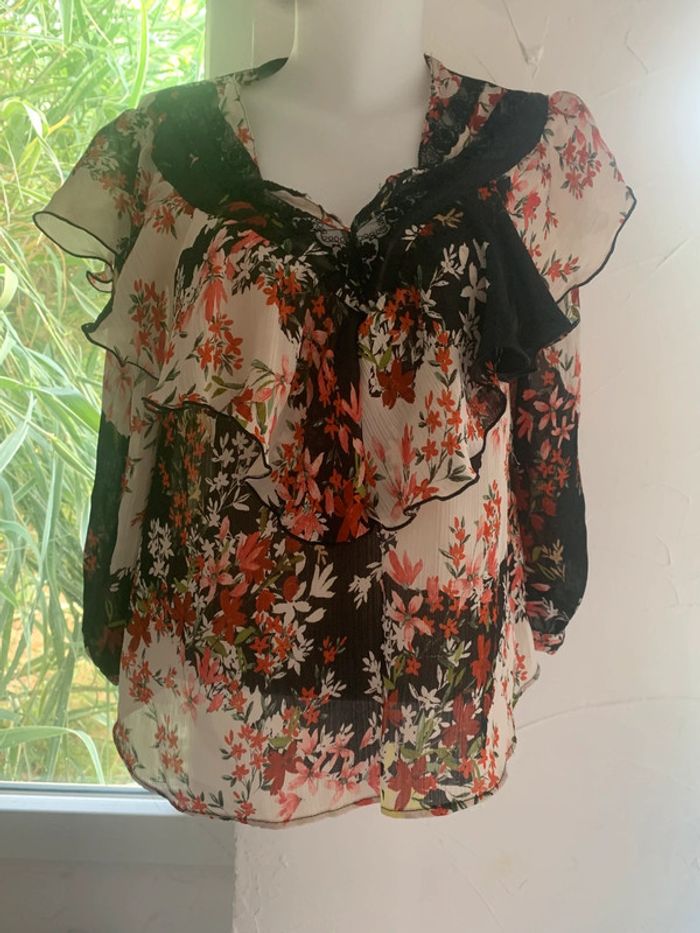 Blouse Zara taille 36 transparente - photo numéro 2