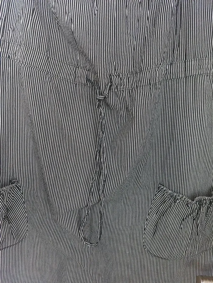 Robe d été  à rayure verticale grande taille - photo numéro 2