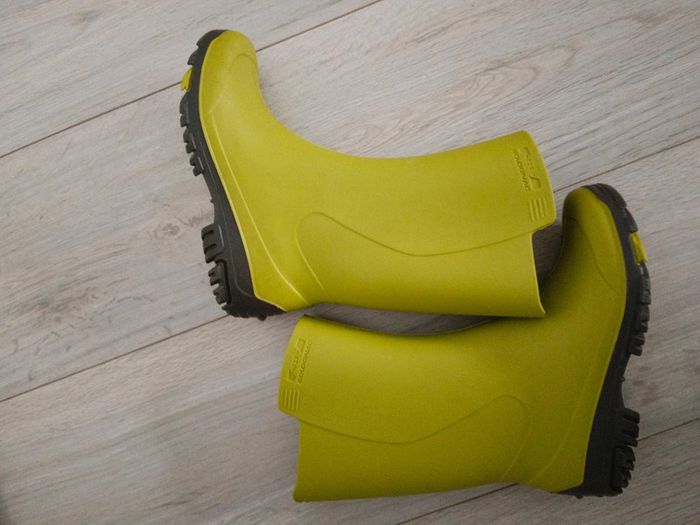 Botte de pluie Decathlon 31/32 verte léger  junior 100 - photo numéro 3