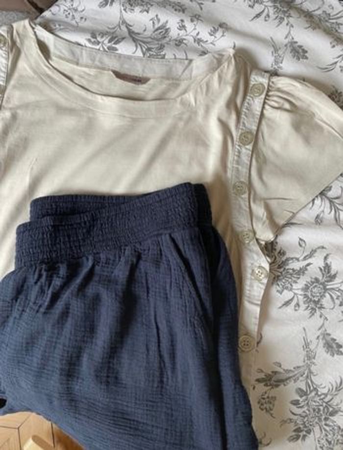 Ensembles Vêtements de grossesse short & t-shirt - photo numéro 3