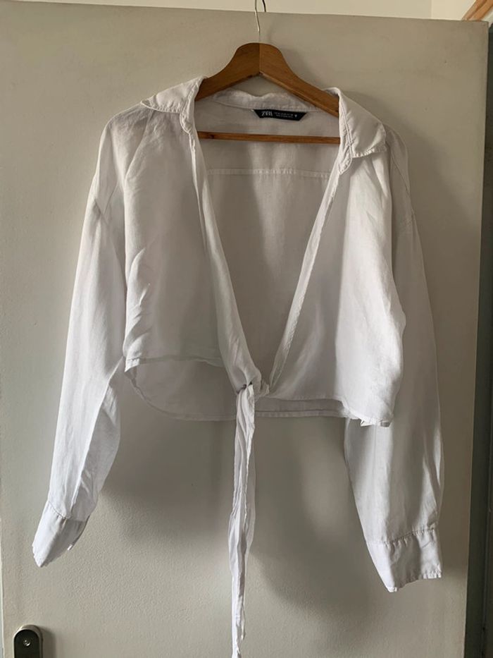 Chemise courte Zara taille M - photo numéro 8