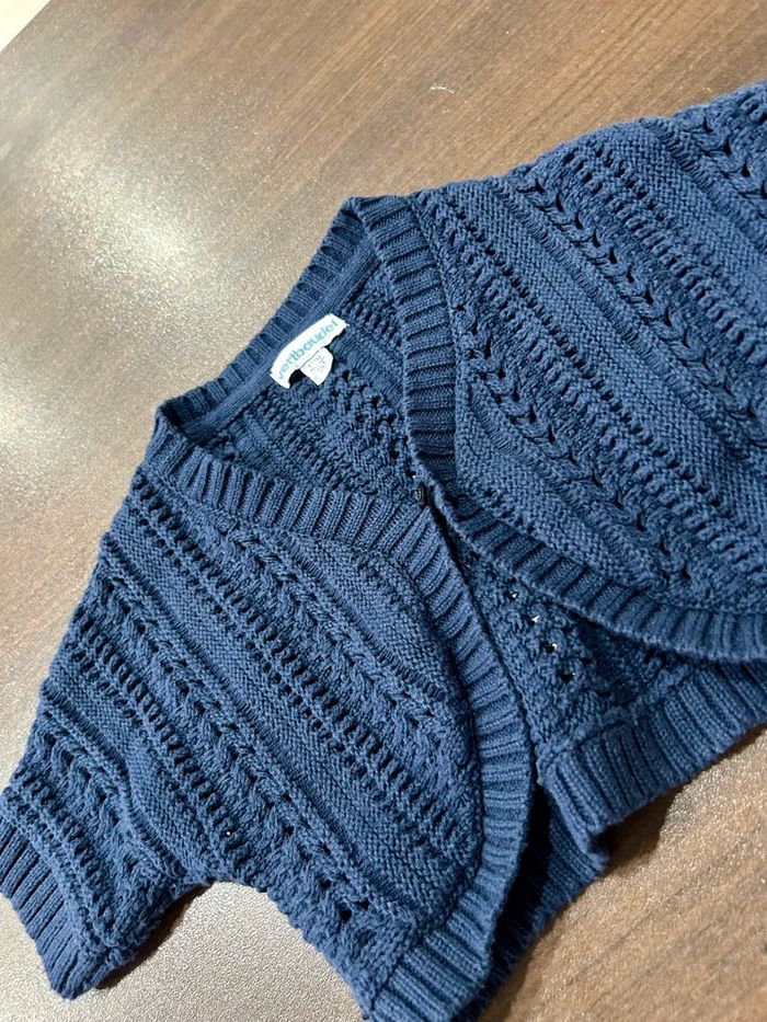 Gilet bleu Verbaudet 6 mois - photo numéro 2