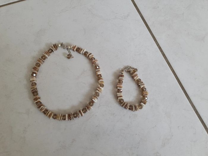 Parure femme collier bracelet neuf zz - photo numéro 3