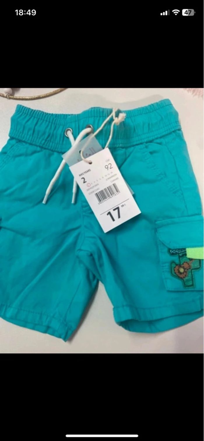 Short garçon - neuf - DPAM - Taille 2 ans - photo numéro 2