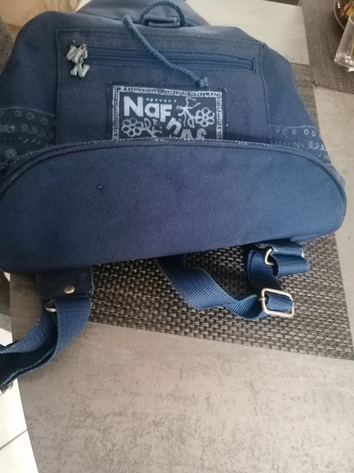 Sac à dos NafNaf bleu be - photo numéro 3
