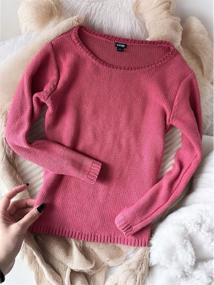 Pull Kiabi rose 8 ans