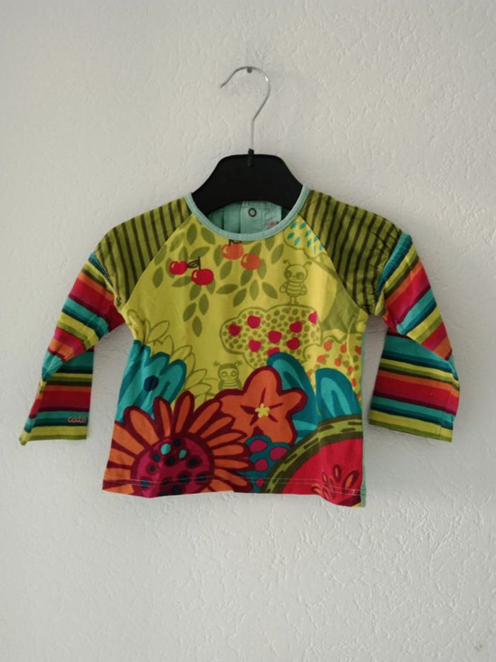 tee shirt imprimé catimini fille 12 mois
