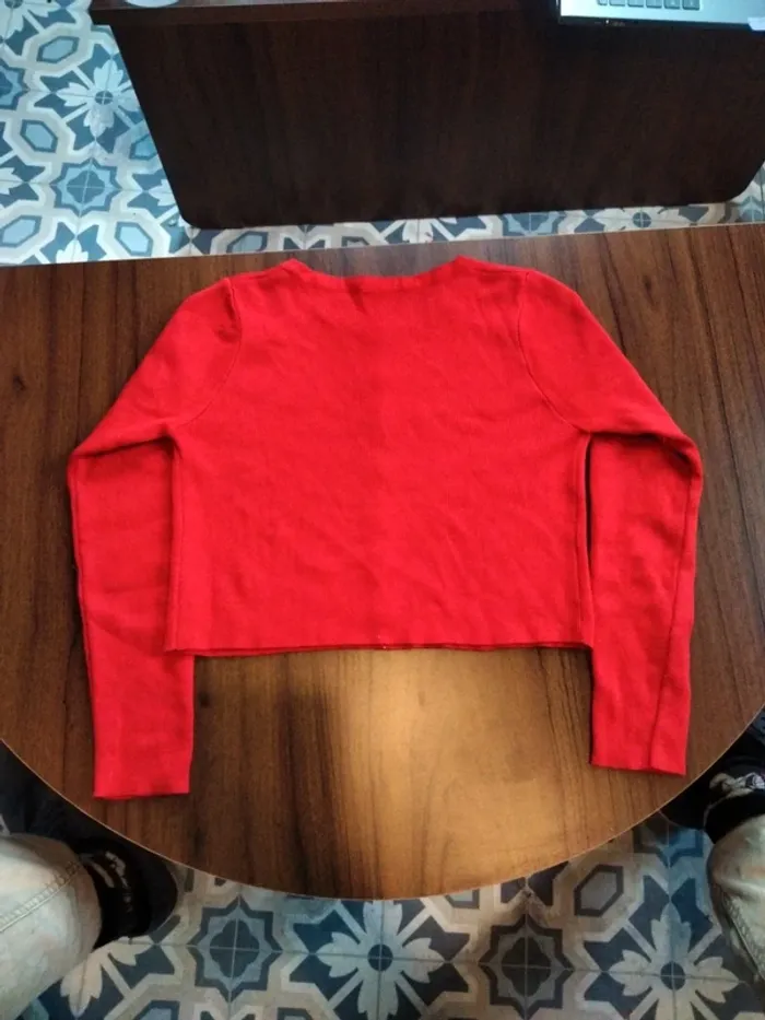 Top rouge taille S - photo numéro 4