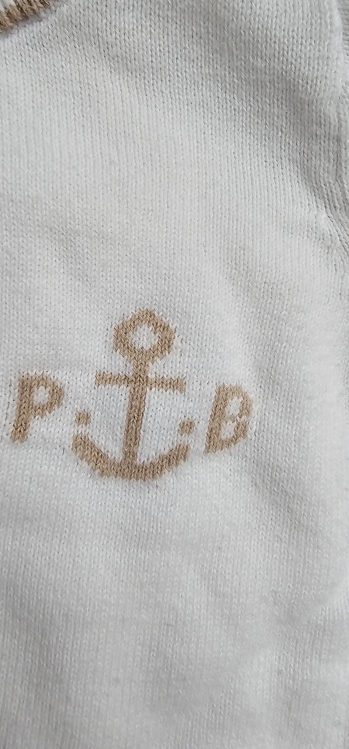 Pull Petit Bateau blanc - photo numéro 3