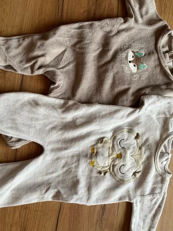 Lot de 2 pyjamas velours