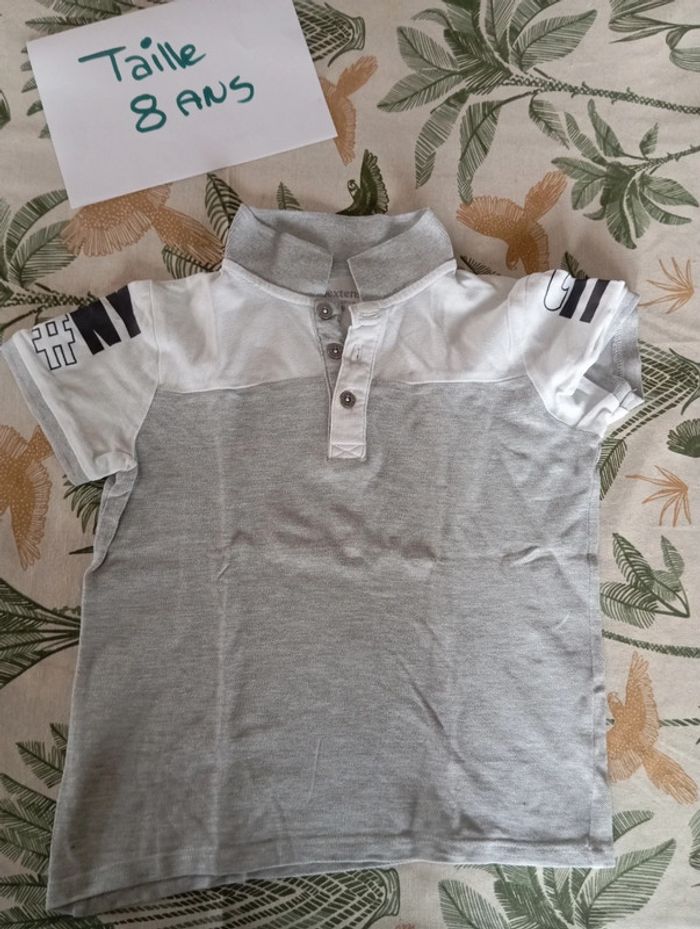Polo manche courte in extenso taille 8 ans