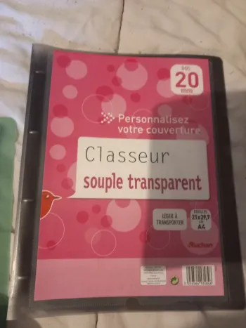 Classeur souple 21x29,7