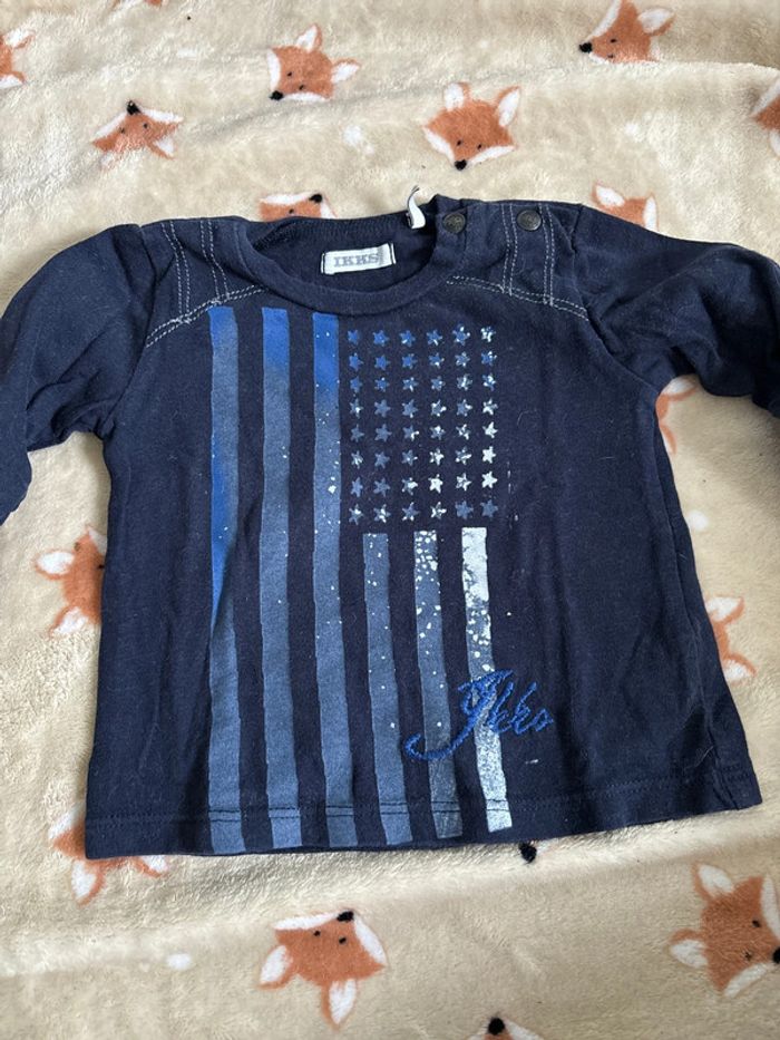 T-shirt IKKS 3 mois - photo numéro 2