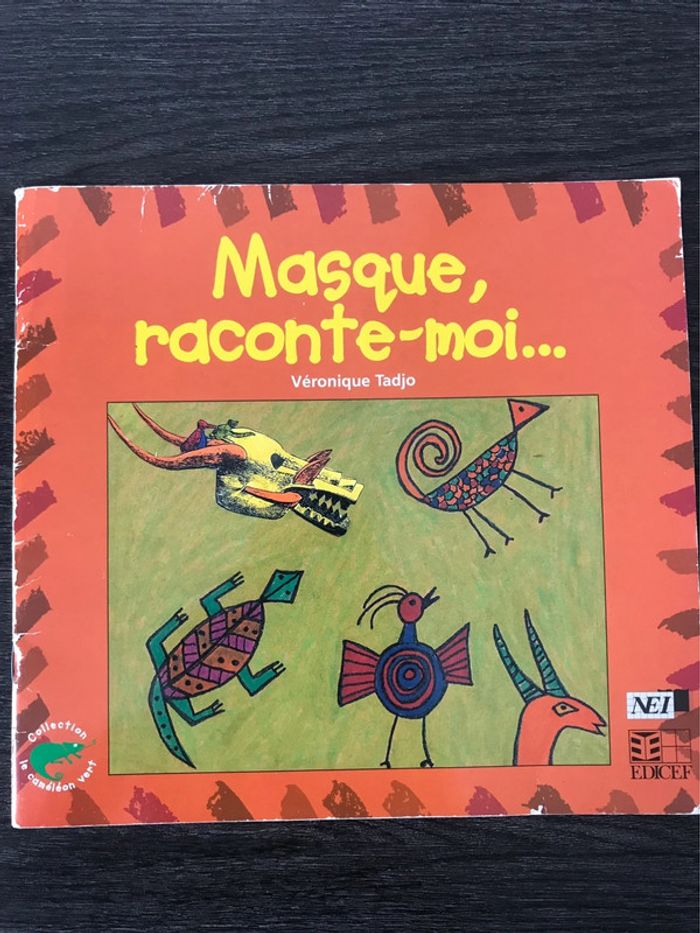 livre enfant Masque, raconte moi