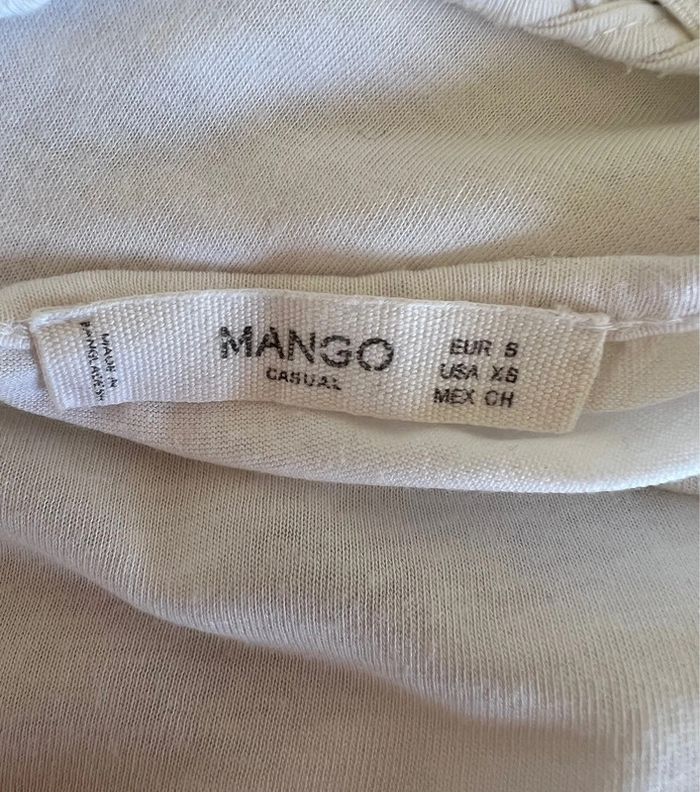 🤍 Débardeur blanc Mango – Taille S - photo numéro 5