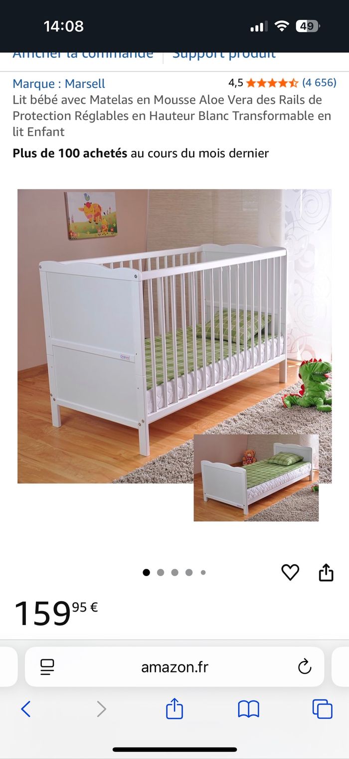 Lit bébé évolutif - photo numéro 6