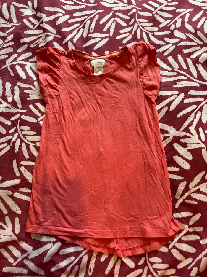T shirt rose fille