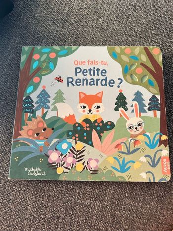 Livre : que fais-tu petit renard