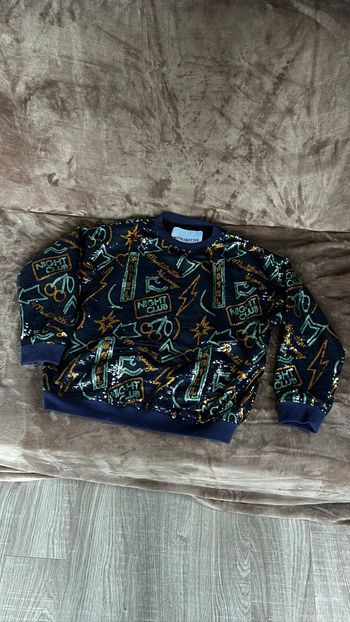 Sweat sequins Modetrotter taille 38 oversize