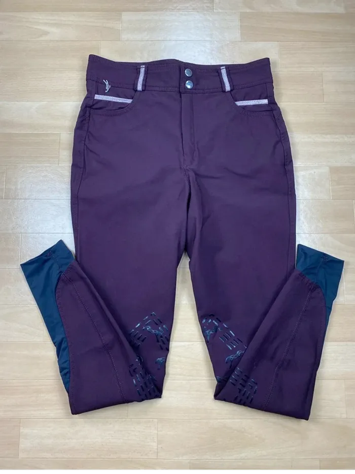 Pantalon Pénélope Leprevost – Bordeaux – Taille 16 ans – Très bon état - photo numéro 2