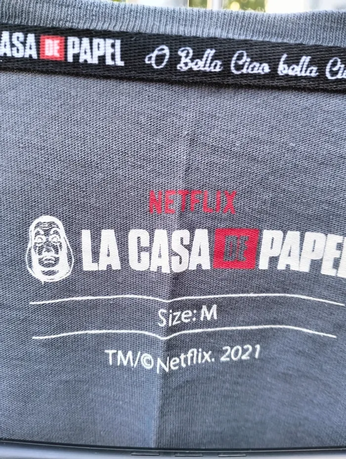 Tee-shirt casa de papel manches courtes - photo numéro 6