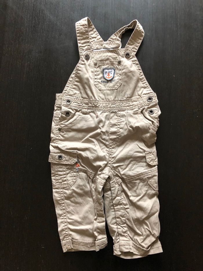 Salopette beige 12M