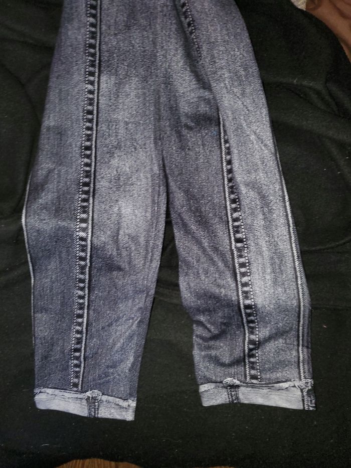 Pantalon en faux denim - photo numéro 3