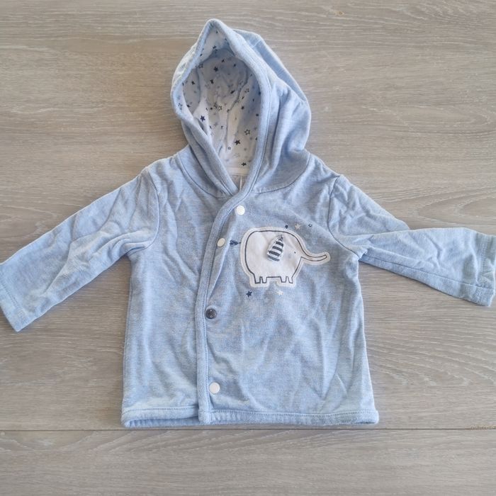 Lot gilet / pull 3 mois obaibi /orchestra / baby gemo - photo numéro 5
