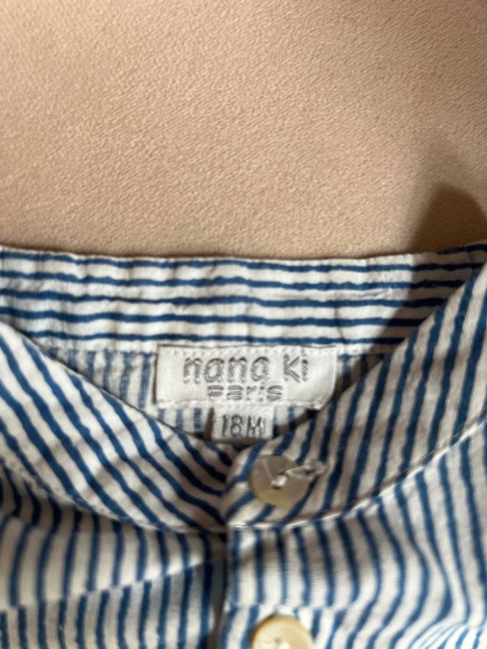 Ensemble chemise rayée et pantalon jean 18 mois - Émile et Ida - photo numéro 3