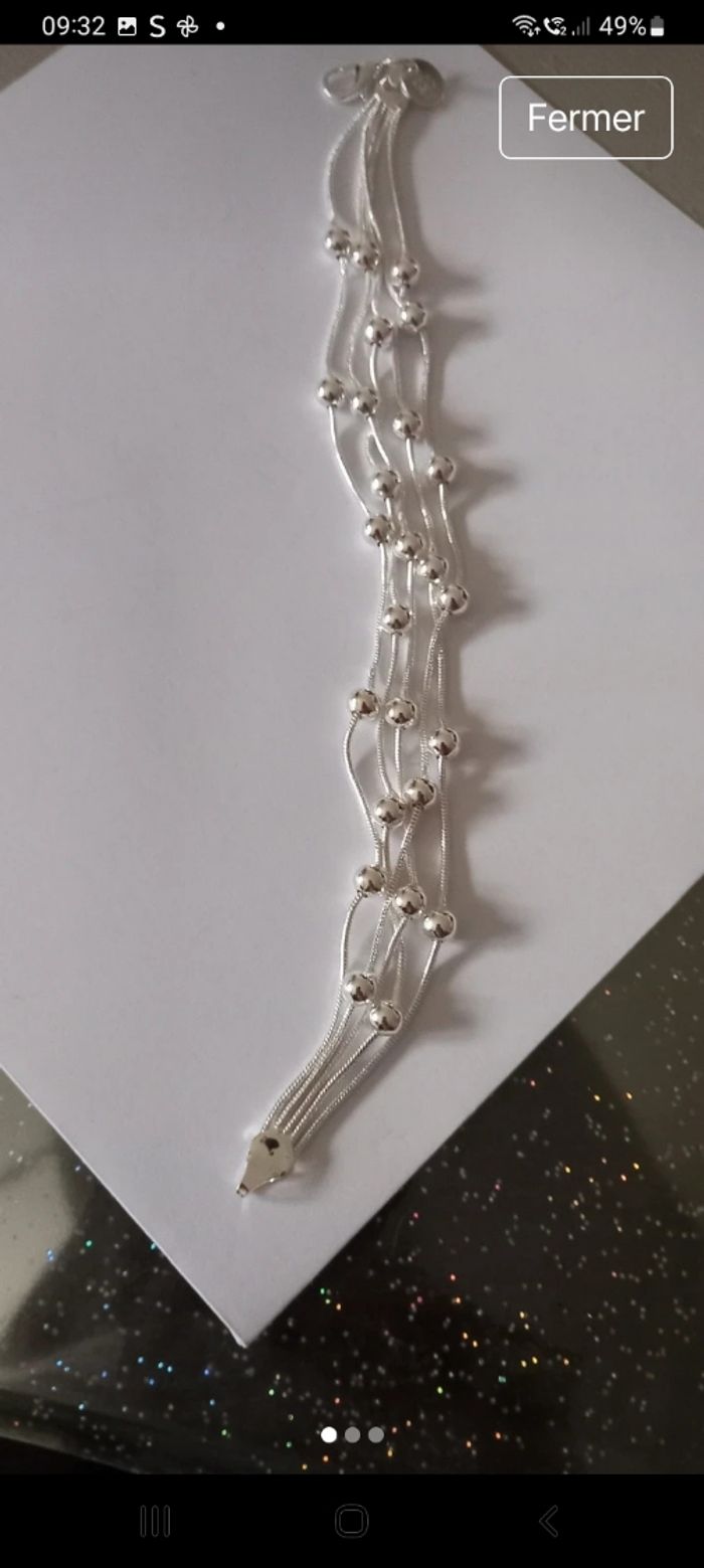 Bracelet argent 925 - photo numéro 3