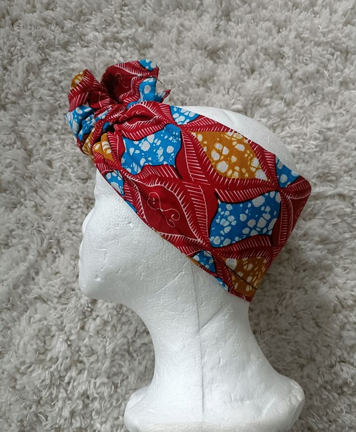 Bandeau en wax avec fil de fer intégré