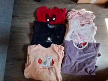 Lot 6 Pyjamas velours