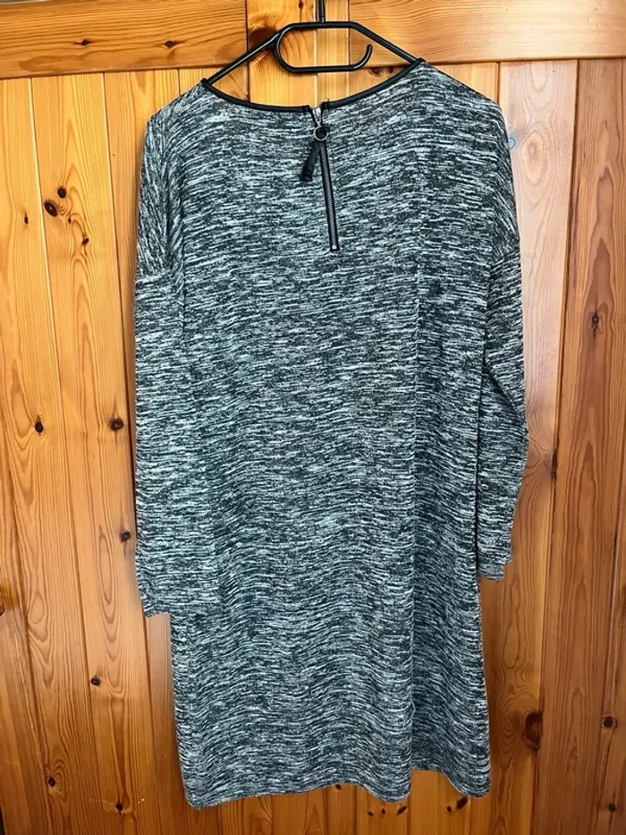 Robe grise manches longues Taille M Kiabi - photo numéro 2