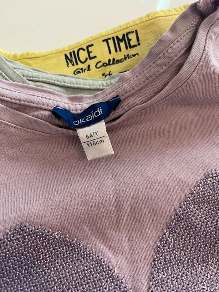 Lot 8 tee shirt fille - photo numéro 13