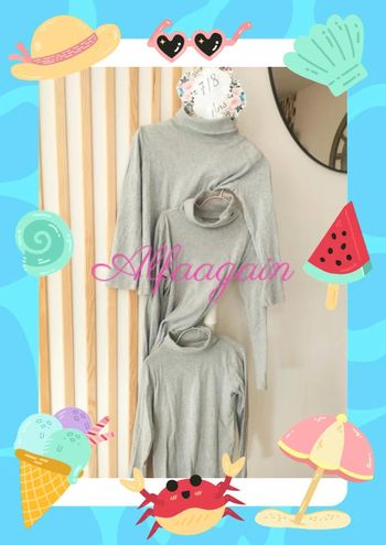 Lot sous pulls gris sergent major 7/8ans