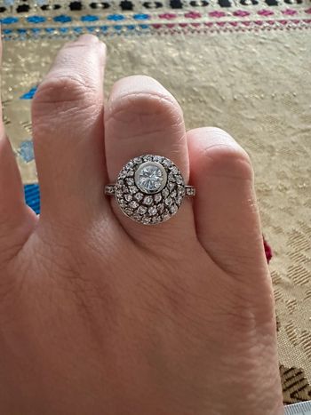 Bague en argent 925/1000ème taille 54