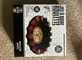 Jeu à boire roulette