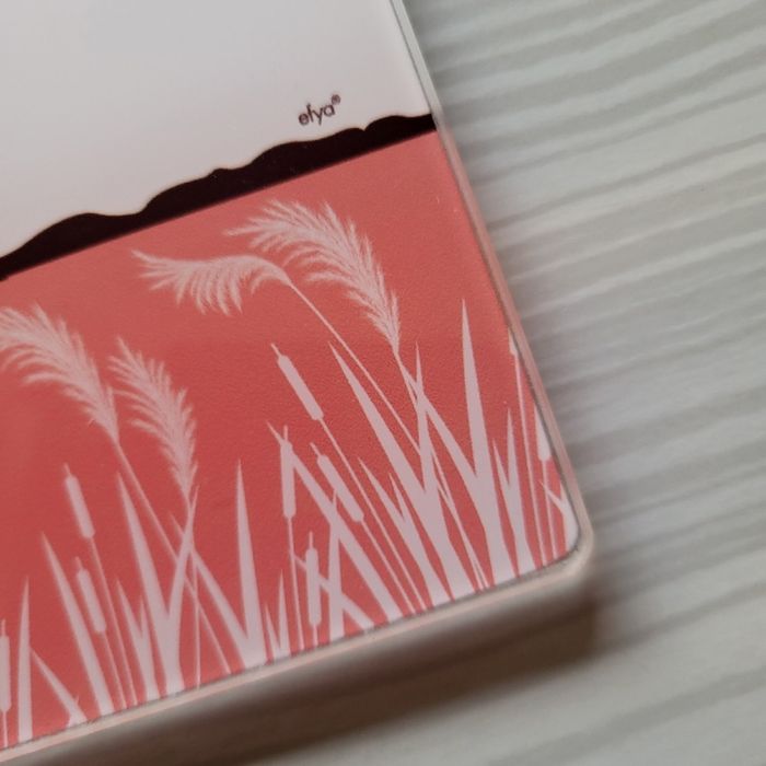 Dessous de plat en verre avec des flamants roses Efya en excellent état - photo numéro 2