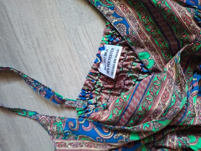 Robe à bretelles réglable colore - photo numéro 4