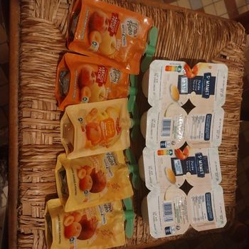 Lot de compotes st Mamet et pom potes