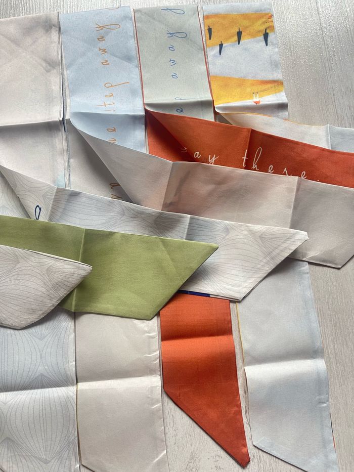 Lot de 6 bandeaux, foulards pour femme et fille - photo numéro 3