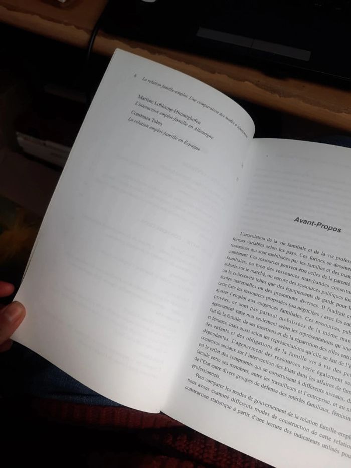 Livre relation famille emploi p o - photo numéro 8