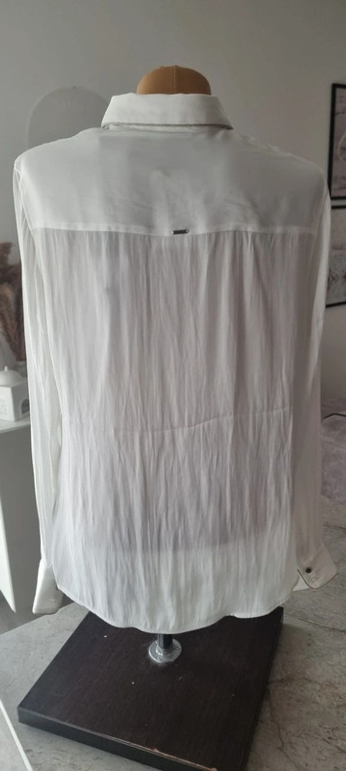Chemise froissée biais métalisés IKKS BZ12205 - photo numéro 4