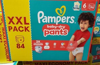 Couches  pampers taille 6, 84 Couches. XXL Pack.