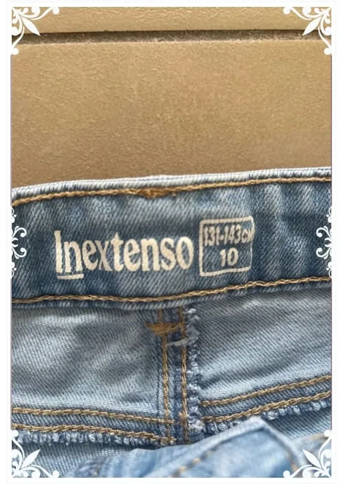 Short en jean fille Inextenso – Taille 10 ans (138-143 cm) 🌈 - photo numéro 3