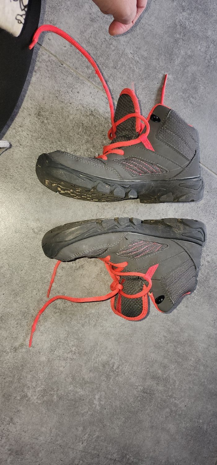 Paire de chaussures de randonnée MH100 MID TW quechua taille 36 - photo numéro 4