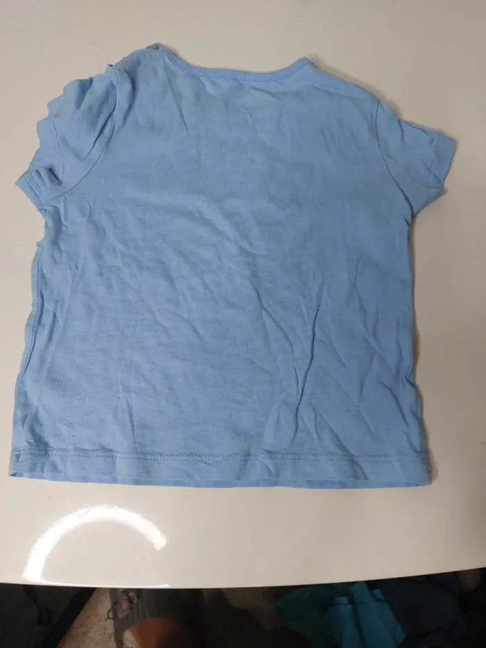 Tee-shirt turquoise - photo numéro 2