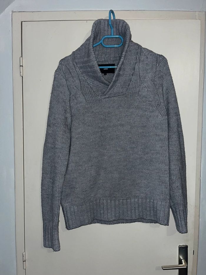 Pull gris celio taille L