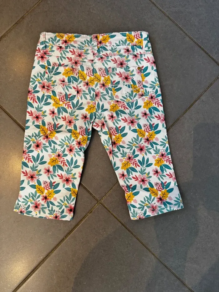 Pantacourt - Orchestra 1996 - Fleurs / Feuilles - Blanc, vert, rose, jaune, doré & noir - 6 ans - photo numéro 3