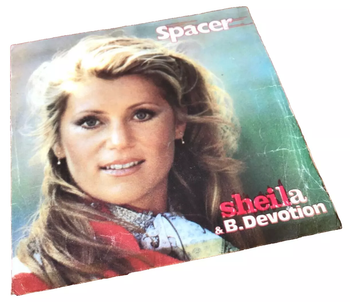 Vinyle 45 tours  Sheila Spacer (1979) Carrere 49563